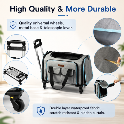 Voyager™ Expandable Rolling Pet Carrier