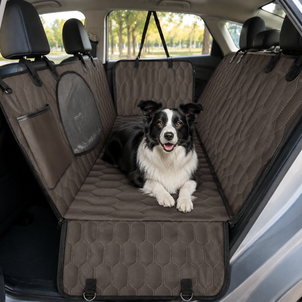 SUV Dog Seat Hammock with Mesh Window