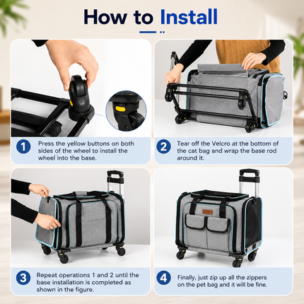 Voyager™ Expandable Rolling Pet Carrier
