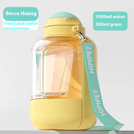 2-in-1 water and food dispenser