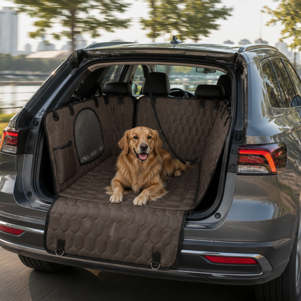 SUV Dog Seat Hammock with Mesh Window
