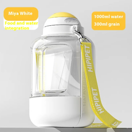 2-in-1 water and food dispenser