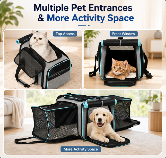 Voyager™ Expandable Rolling Pet Carrier