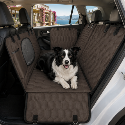 SUV Dog Seat Hammock with Mesh Window