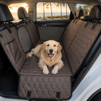 SUV Dog Seat Hammock with Mesh Window