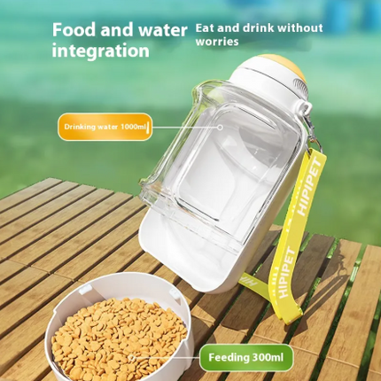 2-in-1 water and food dispenser